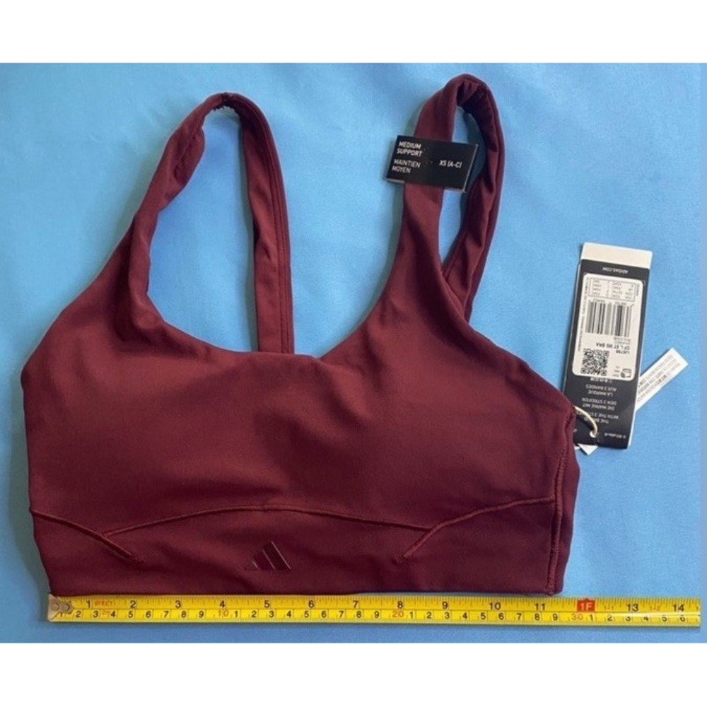 NWT: Adidas Coreflow Luxe Studio Medium Support‎ Sparta Bra- Women Size XS - Picture 6 of 9